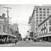 Ebern Designs Hogan Street, Historic Jacksonville - Wrapped Canvas Photograph Print Canvas, in Black/White | 20 H x 24 W x 1.5 D in | Wayfair