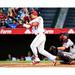 Mike Trout Los Angeles Angels Unsigned Home Run Hit vs. Washington Nationals Photograph