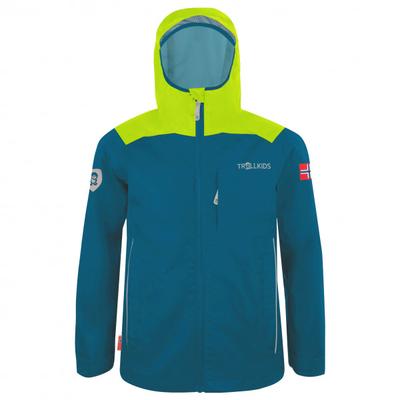 Trollkids - Kids Bergen Jacket - Regenjacke Gr 140 blau