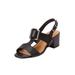 Women's The Simone Sandal by Comfortview in Black (Size 9 1/2 M)