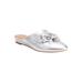 Extra Wide Width Women's The Ayla Mule by Comfortview in Silver (Size 9 1/2 WW)