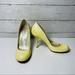 Jessica Simpson Shoes | Jessica Simpson Women's Heels Pale Yellow Shoes 7m | Color: Cream/Yellow | Size: 7