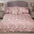 Emma Barclay Butterfly Meadow - Embellished Jacquard Duvet Set in Blush Pink - Super King