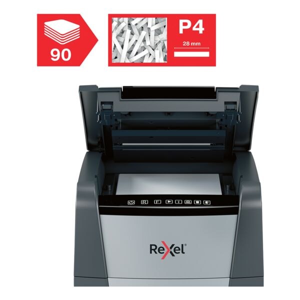 Rexel Aktenvernichter »Optimum AutoFeed+ 90X« schwarz, 22x53x37 cm Image