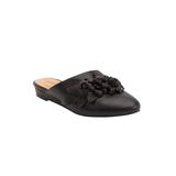 Wide Width Women's The Ayla Slip On Mule by Comfortview in Black (Size 10 1/2 W)