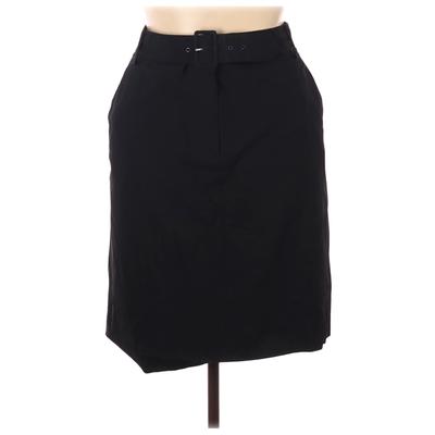 City DKNY Casual Skirt: Black Solid Bottoms - Women's Size 12
