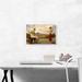 ARTCANVAS Winding the Skein 1878 by Frederic Leighton - Wrapped Canvas Print Canvas in Brown/Red | 12 H x 18 W x 0.75 D in | Wayfair