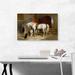 ARTCANVAS Favourites - The Property of Prince George of Cambridge 1835 by Edwin Henry Landseer - Wrapped Canvas Print Canvas in Brown/White | Wayfair