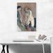 ARTCANVAS Femme Tirant Son Bas 1894 by Henri De Toulouse-Lautrec - Wrapped Canvas Print Canvas in Brown | 26 H x 18 W x 0.75 D in | Wayfair