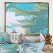 East Urban Home Marble Landscape - Painting Print on Canvas Canvas, Wood in Gray/White | 36 H x 46 W x 1.5 D in | Wayfair