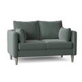 Union Rustic Kaveen 58" Round Arm Loveseat Polyester in Gray | 37 H x 58 W x 36 D in | Wayfair EFC80D2BB83041CEA6D55C6B12F0C173