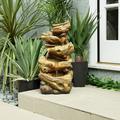 Millwood Pines Gluck Resin Fountain w/ Light | 24 H x 12 W x 10 D in | Wayfair 29F925DEF94D4C9EBECB0AEB26659BA2