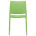 AllModern Burt Stacking Patio Dining Side Chair Plastic/Resin in Green | 32 H x 17.3 W x 20 D in | Wayfair 5DCD3DAAC4784D76800E6B6962284333