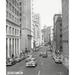 Ebern Designs Pine Street, Historic San Francisco - Wrapped Canvas Photograph Print Metal in Black/White | 40 H x 30 W x 1.5 D in | Wayfair