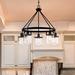 Sand & Stable™ Georgetown 5 - Light Shaded Wagon Wheel Chandelier Metal | Wayfair CF0D2C29B35E43B197977D8BB78F1DFC