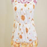 Free People Dresses | Free People Size S Trapeze Slip Dress - Nwt | Color: White/Yellow | Size: S