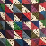 Urban Outfitters Bedding | Baby Quilt Lap Throw Blanket Vintage Patchwork | Color: Black/Red | Size: Os