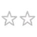 Kate Spade Jewelry | Kate Spade Scrunched Scallops Pave Star Stud Earrings In Silver | Color: Silver | Size: Os