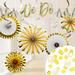 Creative Converting 17 Piece We Do Decoration Kit in White/Yellow | 60 W x 0.01 D in | Wayfair DTCWEDO1A