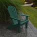 Dovecove Addilyn Adirondack Chair Plastic/Resin in Green | 38 H x 33 W x 36 D in | Wayfair 56FB31B1ED6549F1942D676EE8C9F532