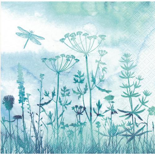 Serviettes en papier ""herbes"", 33 x 33 cm, 20 serviettes
