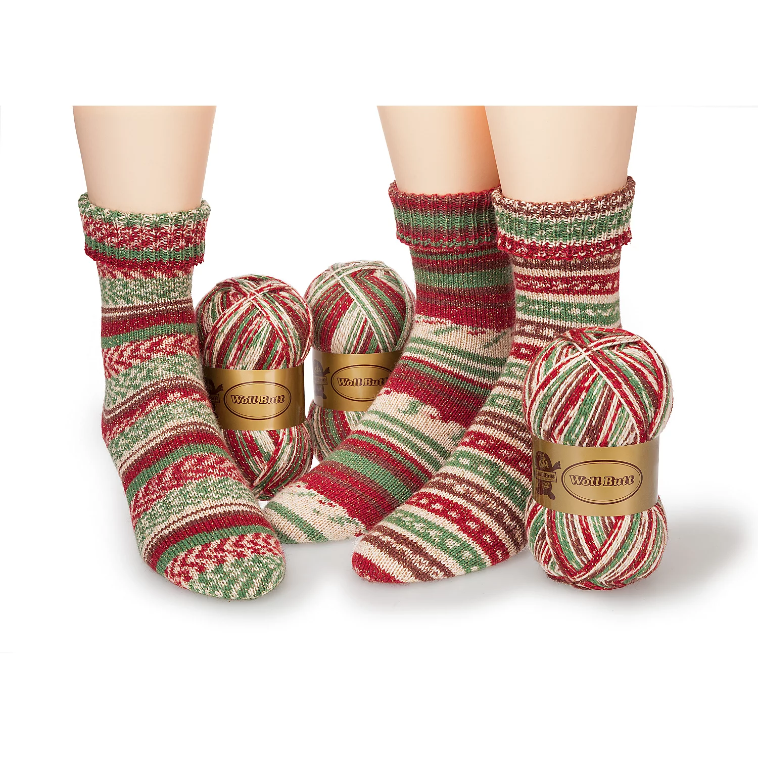 Pack économique Woll Butt laine à chaussettes "magie de l'hiver", 300 g