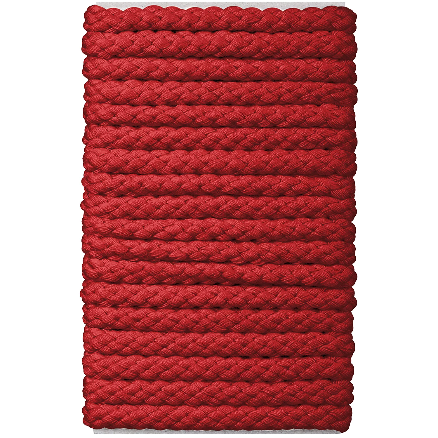 buttinette Cordon pour vêtements, rouge, 8 mm Ø, longueur : 5 m