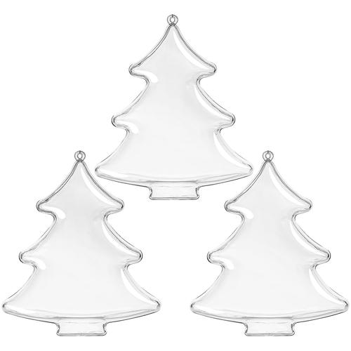 Sapins en plastique, 13 cm, 3 pièces