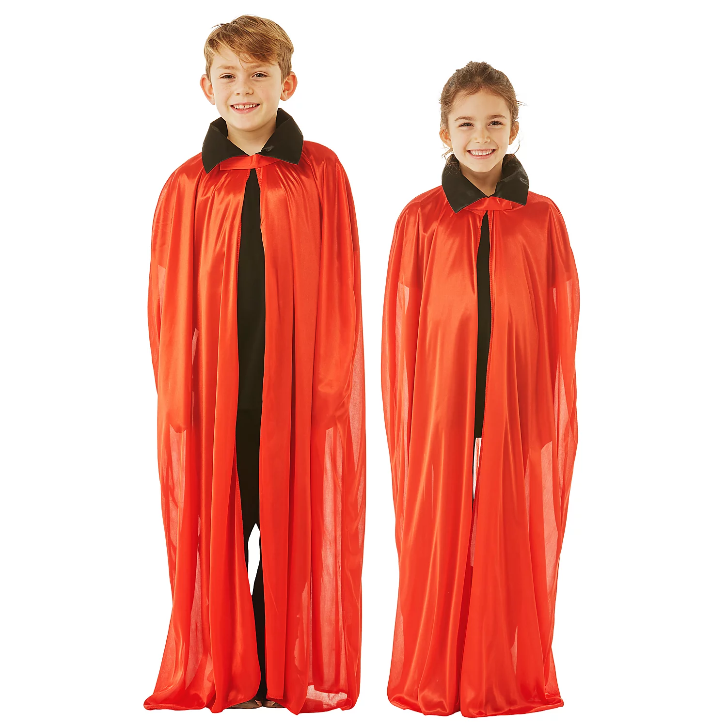 Cape de diable, rouge/noir