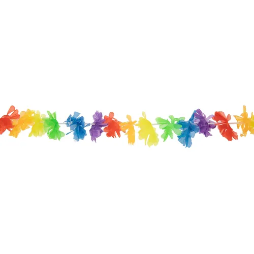 Guirlande de fleurs, multicolore, 3 m