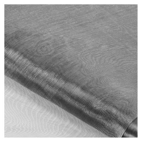 Tissu organza, argent