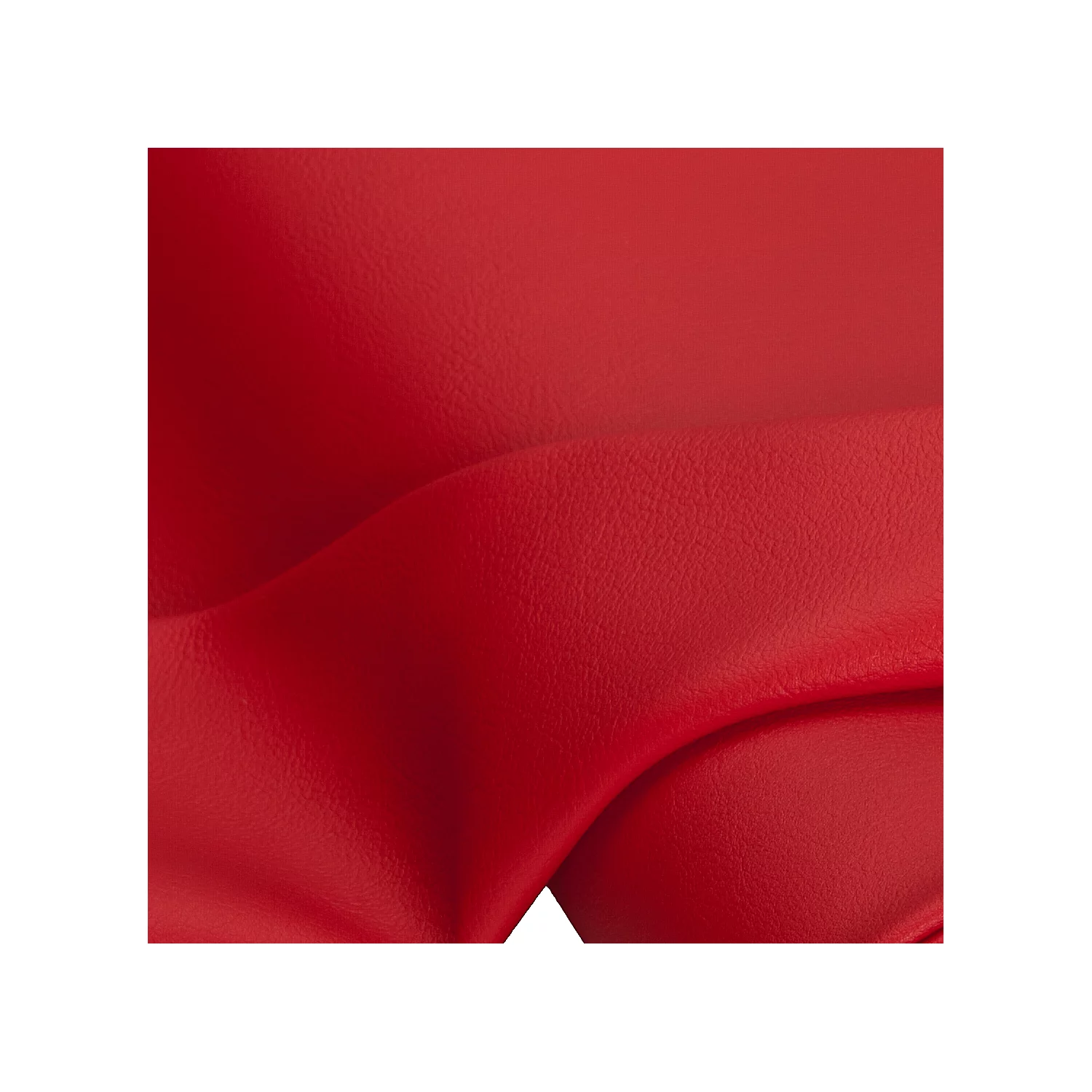 Tissu similicuir de qualité, rouge