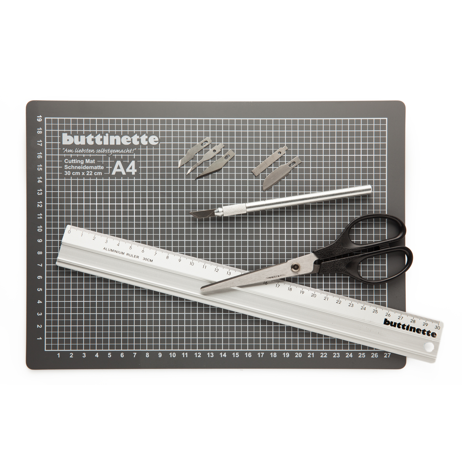 buttinette Ensemble d'outils de découpe, 30 x 22 cm