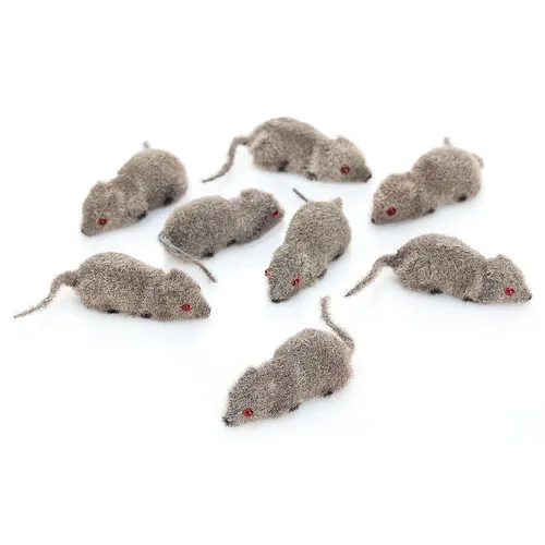 Souris déco, 5 cm, 8 pièces