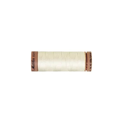 Mettler Silk Finish Cotton - Fil pour machine à coudre, écru, grosseur 40, 150 m