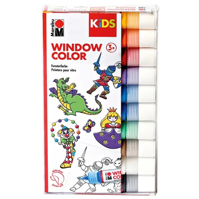 Marabu KiDS Window Color, 10x 25 ml Image