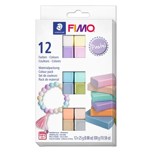 Fimo-Soft/Effect Pastellfarben-Set, 12 Farben