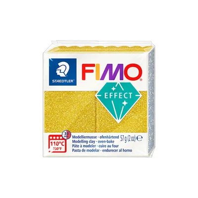 Fimo effect, glittergold, 57 g