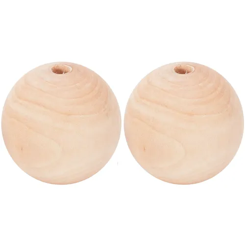 Holzkugeln, 60 mm Ø, 2 Stück