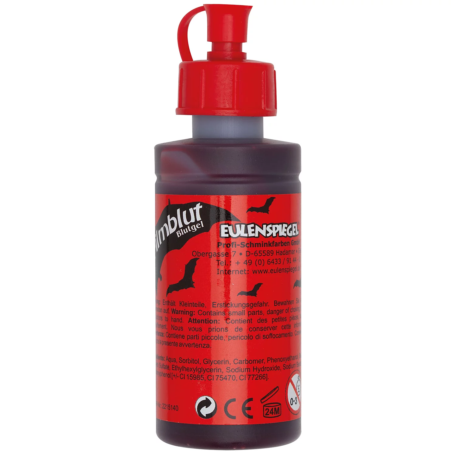 EULENSPIEGEL Filmblut, dunkelrot Image