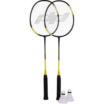 PRO TOUCH Badminton-Set SPEED 300 - 2 Ply Se, Größe 4 in Schwarz/Gelb/Weiß
