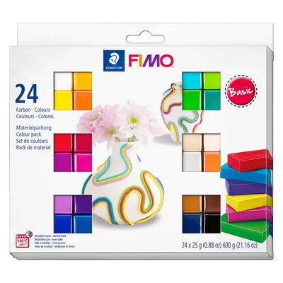 Fimo-Soft Basisfarben-Set, 24 Farben