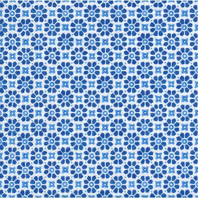 Papierservietten Blaue Blumen, 33 x 33 cm, 20 Stück