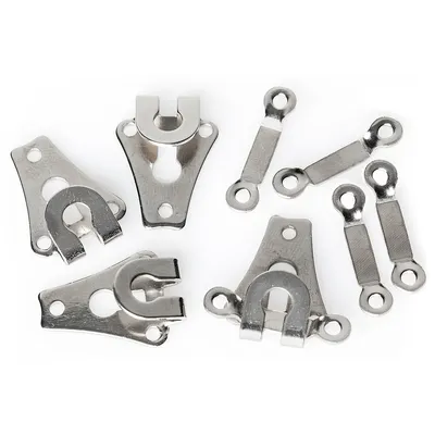 buttinette Rock- und Hosenhaken, Größe: 20 mm, Inhalt: 4 Paar