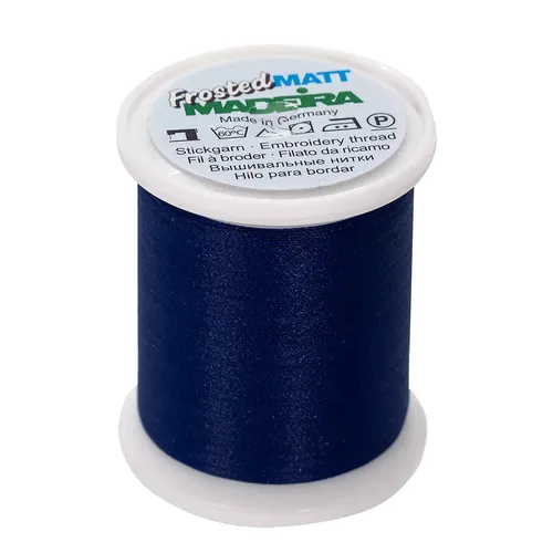 MADEIRA Stickgarn Frosted Matt, Stärke: 40, 500m-Spule, navy blue
