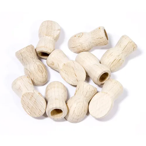 Puppenhände aus Holz, 10 Stück, 22 mm