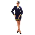 Stewardess-Kostüm Lana für Damen