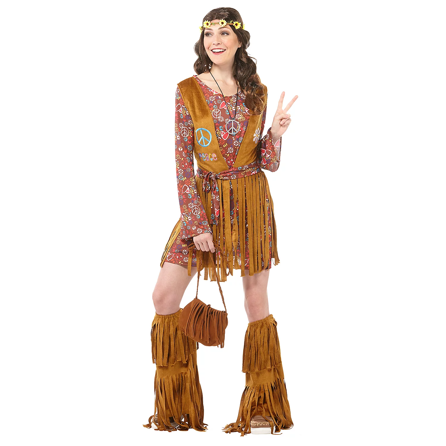 Kostüm Hippietime für Damen Image