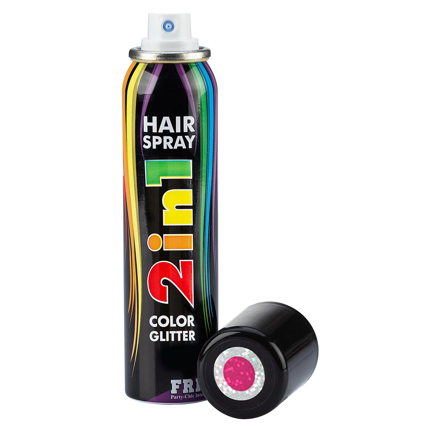 2 in 1 Haarspray, pink/silber Image