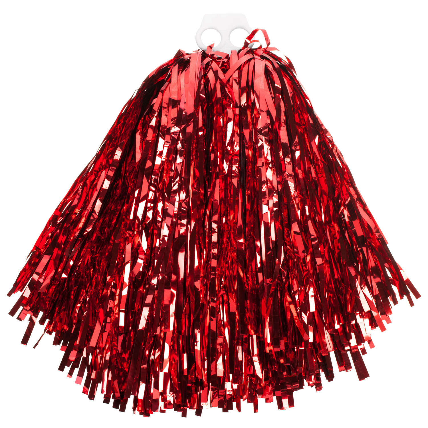 Pompon, Metallic, rot